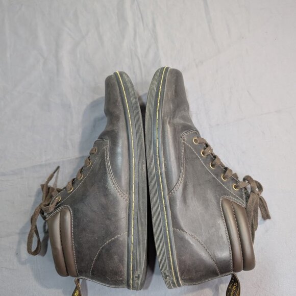 Dr Martens Maleke Lace up Shoes Boots Brown leather Size Men 11 - Picture 8 of 9